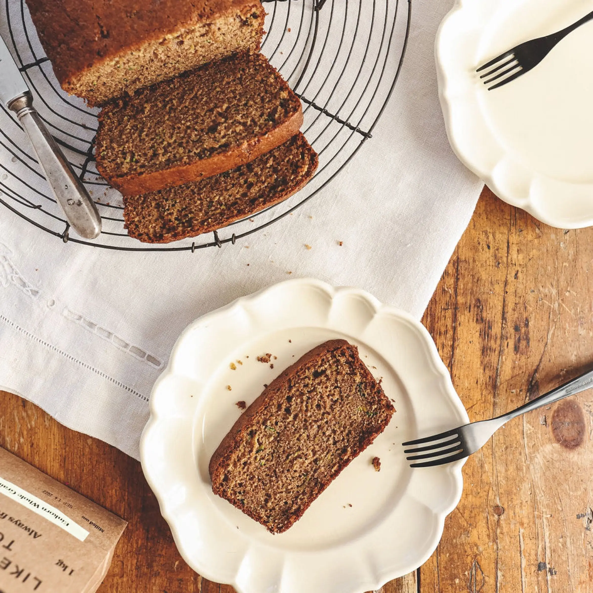 Einkorn Zucchini Bread